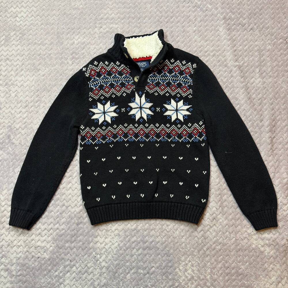 Kids Chaps Button Up Sweater